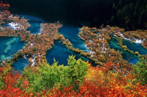 九寨溝十、十一月旅游-九寨溝浪漫彩林游